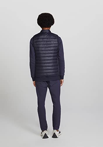 Colete Básico Puffer Masculino Comfort Azul Marinho M