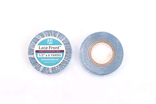 "Lace Front Support" Hair Extensions Tape Double Sided Roll Tapes Stickers Adhesive for Men Hair System Replacement Toupee Hair Extension Wig Bundles Hair Weave Closure(6 Yards & 0.8CM)