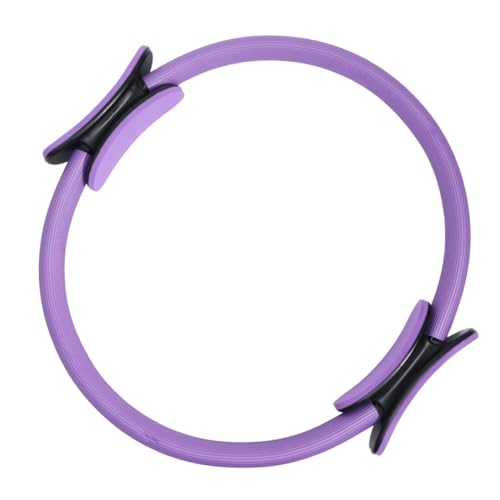 Abaodam 1pc Yoga Ring Workout Equipment for Home Ring Pilates Circle Ring Hoop Glute Workout Equipment Fitness Weighted Workouts Pilates Ring Exercise Women Accessories Gym Purple