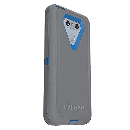 Rugged Protection OtterBox Defender Series Case for LG G6 - Bulk Packaging - Marathoner (Cowabunga Blue/Gunmetal Grey)