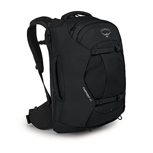 Osprey Farpoint 40L Men's Travel Backpack, Black