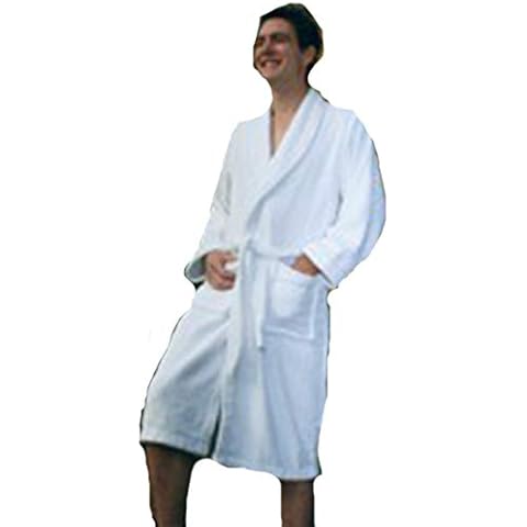 EFY Large White Bath Robe, Personalised with name Cover