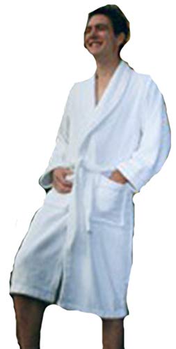 EFYLarge White Bath Robe, Personalised with name