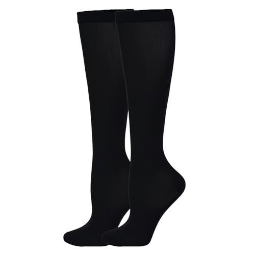 Compression Socks for Women Men, Funny Colorful Fun Socks, Best Support Knee High Long Graduated Travel Athletics Sock