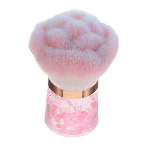 PartyKindom Flower Shaped Collector Brush for Nail Art Portable and Lightweight Manicure Tool with Elegant Design for Salon and Home Use