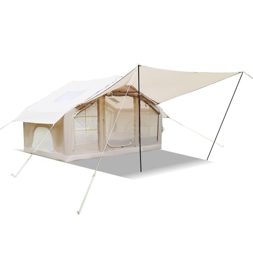 Carpa Inflable para Camping 6.3 m con Toldo y Ventanas de Malla miniatura 3