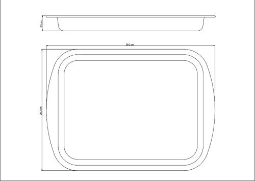 Assadeira Rasa Tramontina Bakery Tramontina Cinza