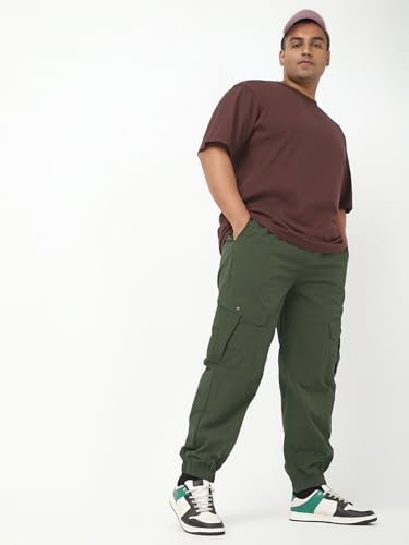 Image of Bewakoof Men's Super Loose Fit Joggers