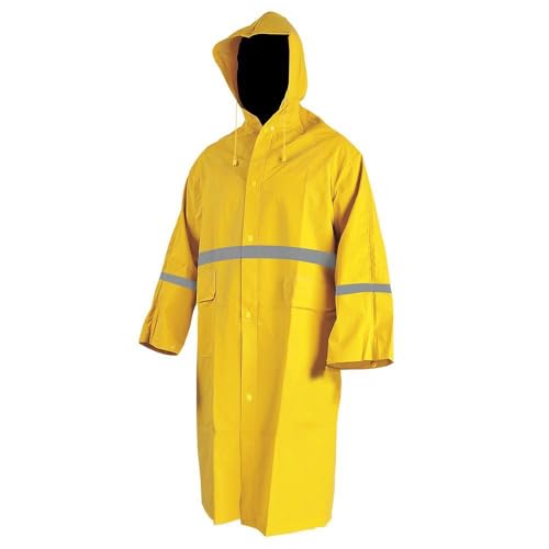 La Mejor Recopilación de Impermeables Tipo Gabardina favoritos de las personas. 45 LICA Impermeable Tipo Gabardina con Reflejante Para Lluvia Modelo GIL Color Amarillo Talla (MX/US, Alfa, Regular, Regular, Amarillo)