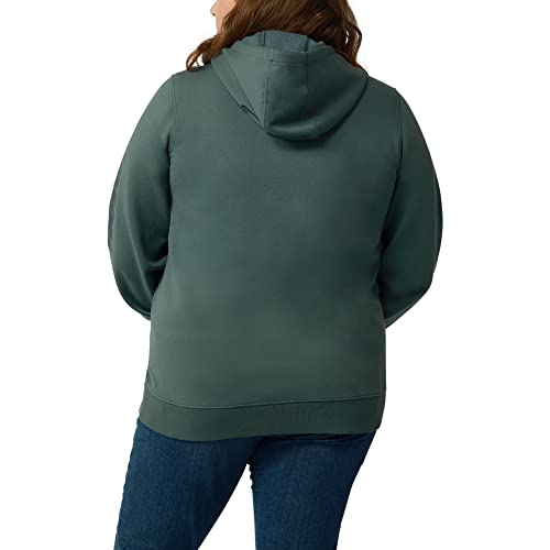 Image of Dickies womens Women's Plus Heavyweight Logo Sleeve Pullover