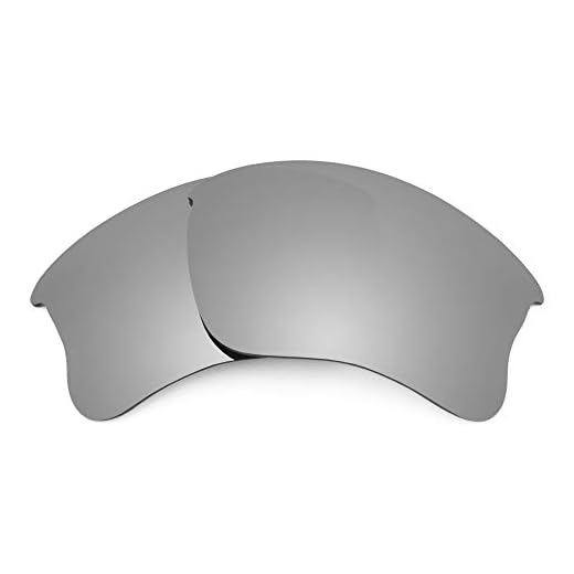 Revant Lentes de Repuesto Oakley Flak Jacket XLJ, Polarizados, Titanio MirrorShield