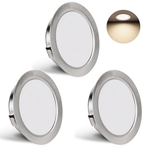 YindaLux Set di 3 Faretti LED da Incasso per Cartongesso
