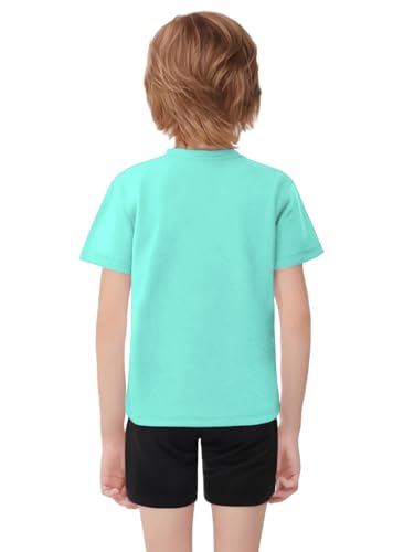 TiaoBug Kids Boys Athletic Clothes Moisturewicking Tracksuit Quickdry Tshirt Shorts Set For Soccer Cycling2