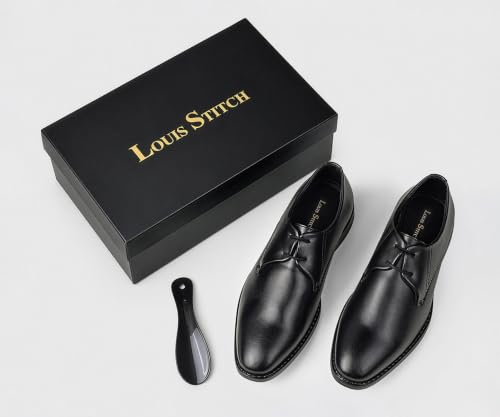 Image of LOUIS STITCH Men's Formal Lace-Up Derby Shoes | Formal Lace-Up Shoes for Men | Business & Occasion Wear | LSVSPL-2