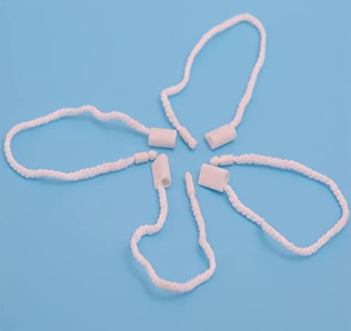 Image of Little Blooms Nylon Hang Tag String for Garments [Pack of 1000 Pieces] Length 18cm (White)