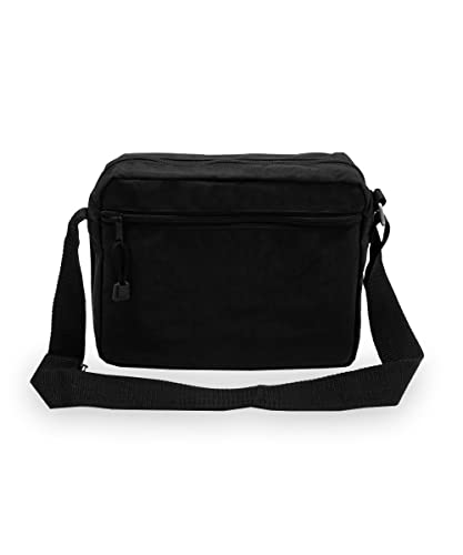 Everest Cross Body Bag, Black, One Size4