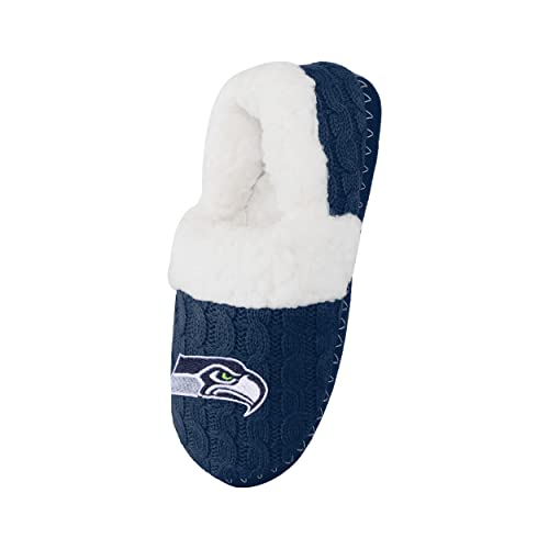 Image of FOCO Womens NFL Team Color Moccasin Slippers