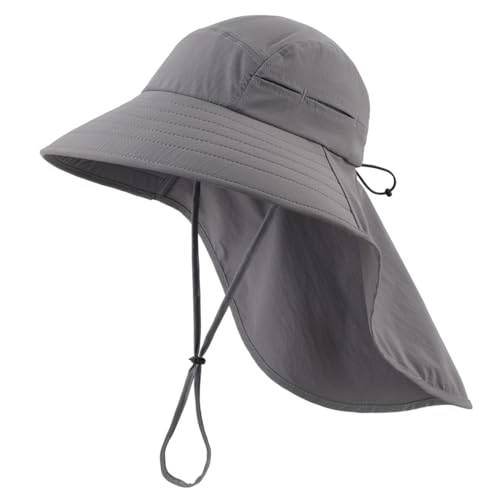 Chapeau de soleil respirant contre les coups de soleil à la nuque