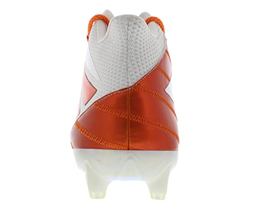 adidas Sm Freak Mid Mens Shoes Size 14, Color: White/Hyper Orange4
