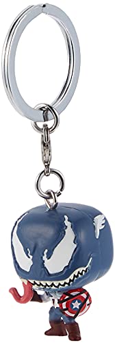 Funko Pop Keychain Marvel Venom: Captain America capitán, Multicolor (46462)