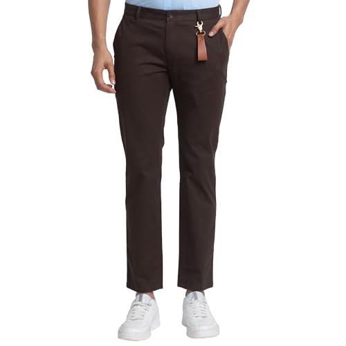 Image of Raymond Slim Fit Dark Blue Trouser for Men