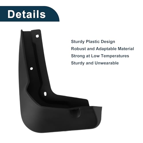 Image of Mud Flaps Splash Guards for Volkswagen C-Trek 2018-2019 W /Mount Accessories Mud Guards Front and Rear 1 Set