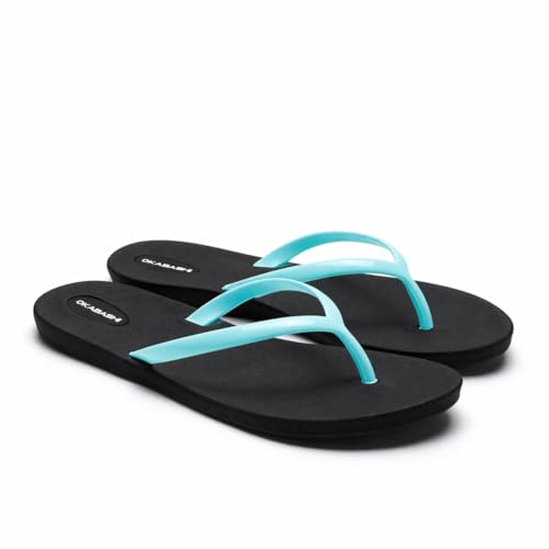 Image of OKABASHI Women's Shoreline Flip Flop | Sculpted Footbeed for All-Day Comfort | Slip-Resistant & Waterproof | Sustainably Made in the USA