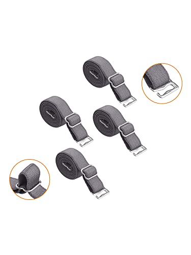 Image of uxcell 2 Pair 10 /12 /15 /18 /20mm Width Stretchable Shoulder Bra Straps Adjustable Elastic Straps for Women