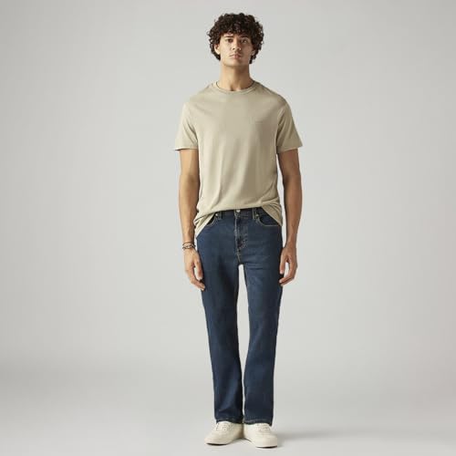 Image of Levi's Men's 527 Dark Indigo Bootcut Fit Mid-Rise Jeans