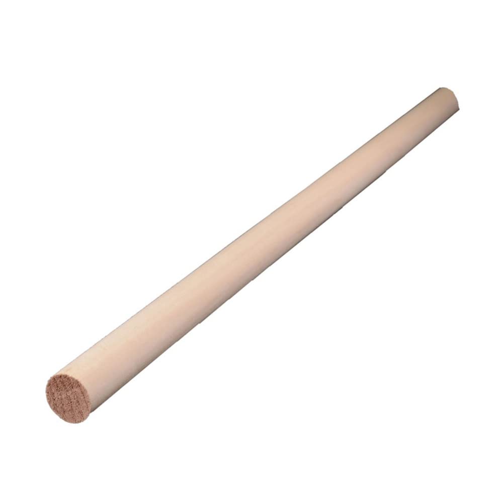 Alexandria Moulding Round Ramin Hardwood Dowel 7/8 in. Dia. x 48 in. L Brown - Total Qty: 6