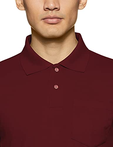 Image of Rupa Bumchums Men Super Combed Cotton Solid Half Sleeve Club Collar Polo Regular Fit T-Shirt with Chest Pocket