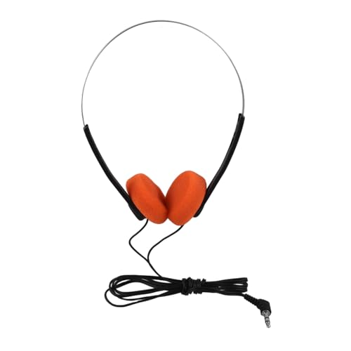 Cuffie Retro Leggere Regolabili con Pad Auricolari Imbottiti Design Compatto per in Aula e Biblioteca Adatte Studenti per Confortevole e Audio
