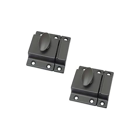 QCAA Traditional Oval Turn Cabinet Latch, 2 Pack Cover