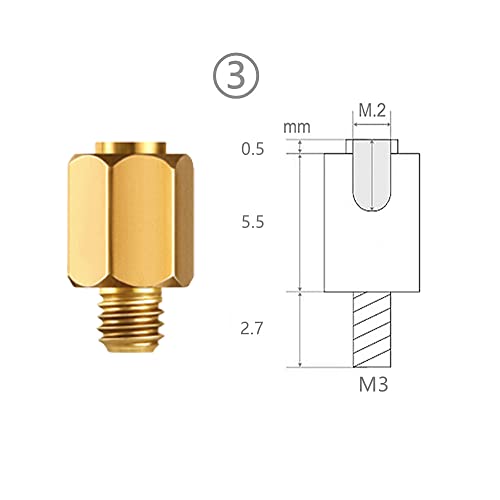 M.2 Ssd Mounting Screws Kit For Ps5 And Asus Gigabyte Asrock Msi Motherboards Copper（20Pcs） #TOP5