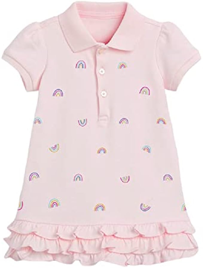 Girls' Dress Pure Color Dress Girls' Knitted Skirt Baby Home Clothes Girls' Christmas Skirt New Year's Holiday Celebration