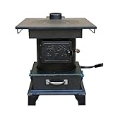 cuisinière bois charbon deville Égouttoir latéral for plus de commodité : conçu avec des égouttoirs latéraux pratiques, ce poêle à bois d'intérieur polyvalent permet un séchage rapide de petits objets comme des torchons et des chaussettes, combinant d'excellentes performances de chauffage avec une praticité quotidienne.