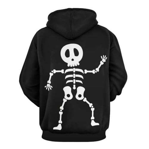 Sweats à capuche manche longue squelette UMENG sweat-shirt pull taille S - 3