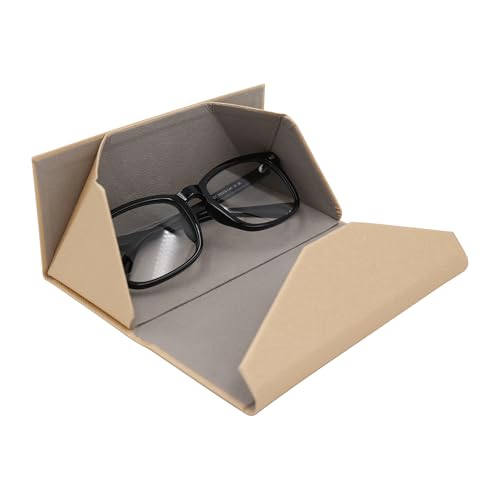 Image of Real Sic Glasses Case for Men and Women - Magnetic Folding Hard Shell Sunglass Holder - Inspired by Solid Color