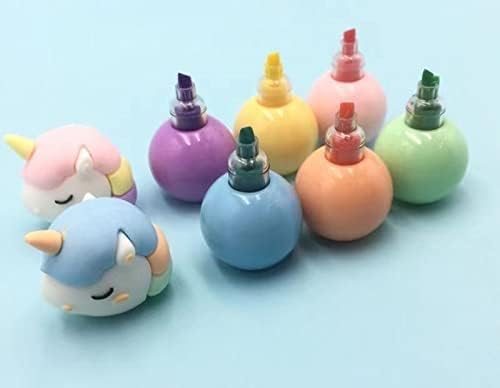 Image of YBN Unicorn Shape Highlighter Pens Fancy Cute markers For Kids (Unicorn Pack Of 1)