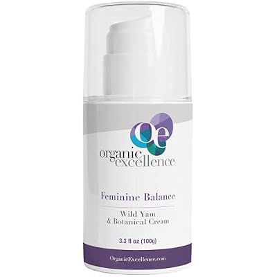 Organic Excellence Feminine Balance Wild Yam & Botanical Cream for Women 3.3 fl oz