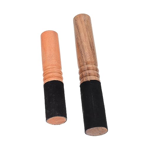 GOOHOCHY 2pcs Handmade Sound Rod Singing Bowl Striker Stick for Yoga Meditation Music Therapy