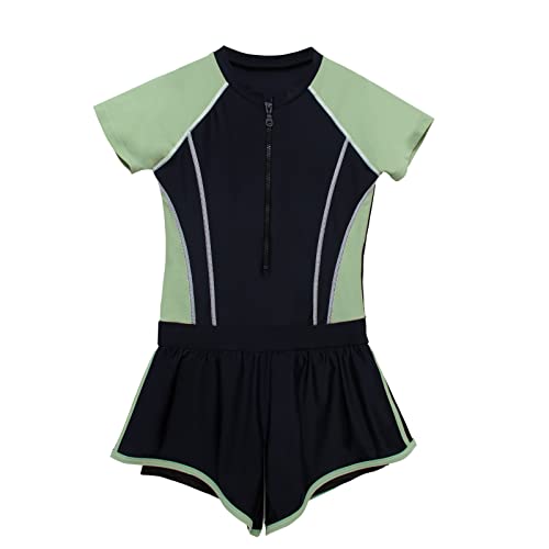 Traje de baño para niñas que evita rozaduras gracias a sus pantalones cortos de playa 4