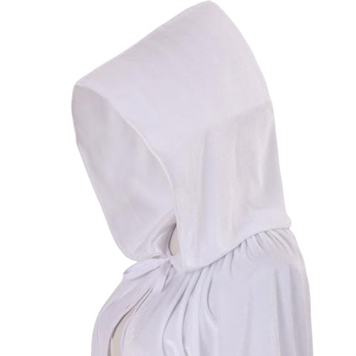 maxToonrain Velvet Hooded Cape for Adults Unisex Cloak with Hood for Halloween Christmas World Book Day Fancy Dress Costume (130cm - Image 4