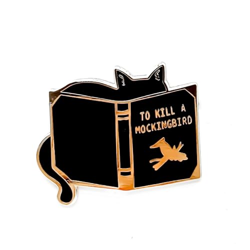 To Kill A Mockingbird Pin - Culture Series - Enamel Lapel Pin - Plated Badge for Clothing, Bags, and Lanyards