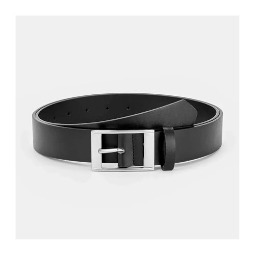 Belt Men's Pin Buckle Faux Leather Belt Fashion Casual Business Belt Ornament(115cm,Camel)4