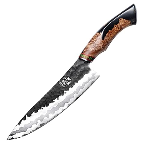 MITSUMOTO SAKARI 8 inch Hand-Forged Japanese Gyuto Chef Knife Cover