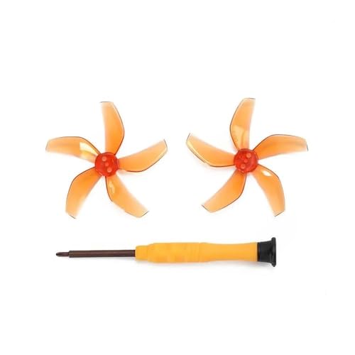 Hélice Ronde Pliable DJI Neo orange améliore la stabilité de vol du drone