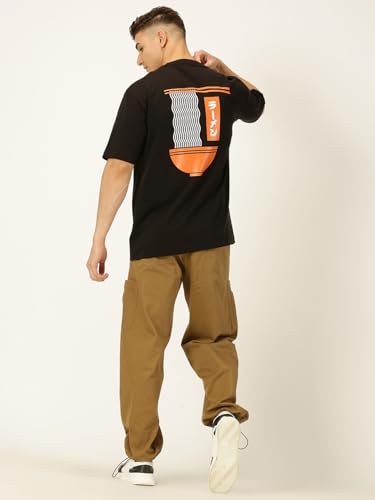 Image of Thomas Scott Men's | Graphic | Half Sleeve | Oversized Fit | 100% Cotton | Crew Collar | Casual Tshirt