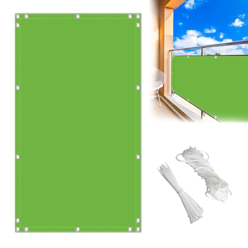 Balkonumrandung Sichtschutz 0.75x1.5m, Balkon Schutzvorhang...