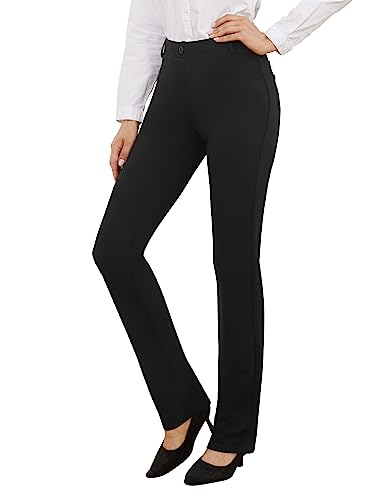 womens black dress pant Amanda Uprichard Saddler Pants in Black main image 0